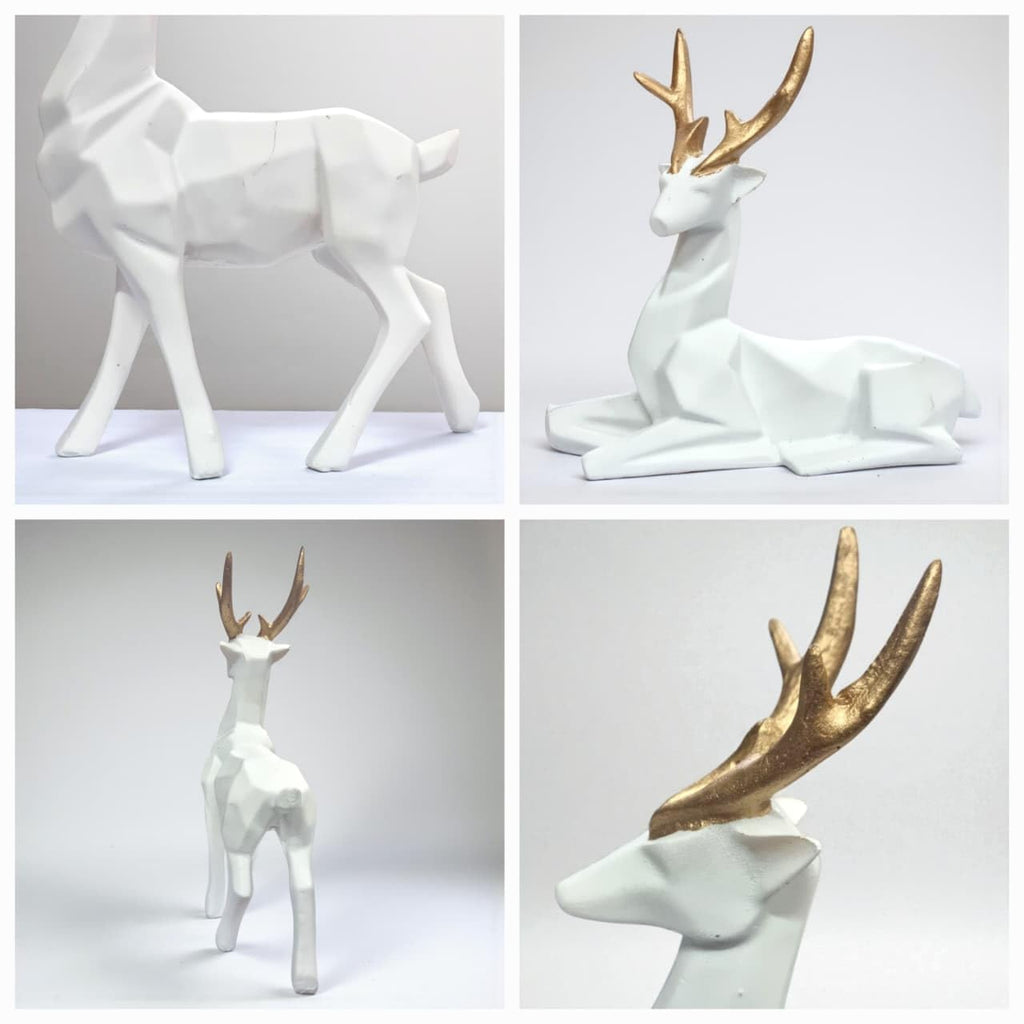 Deer Resin Showpiece for Home Decor
