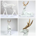 Deer Resin Showpiece for Home Decor