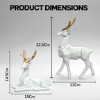 Deer Resin Showpiece for Home Decor