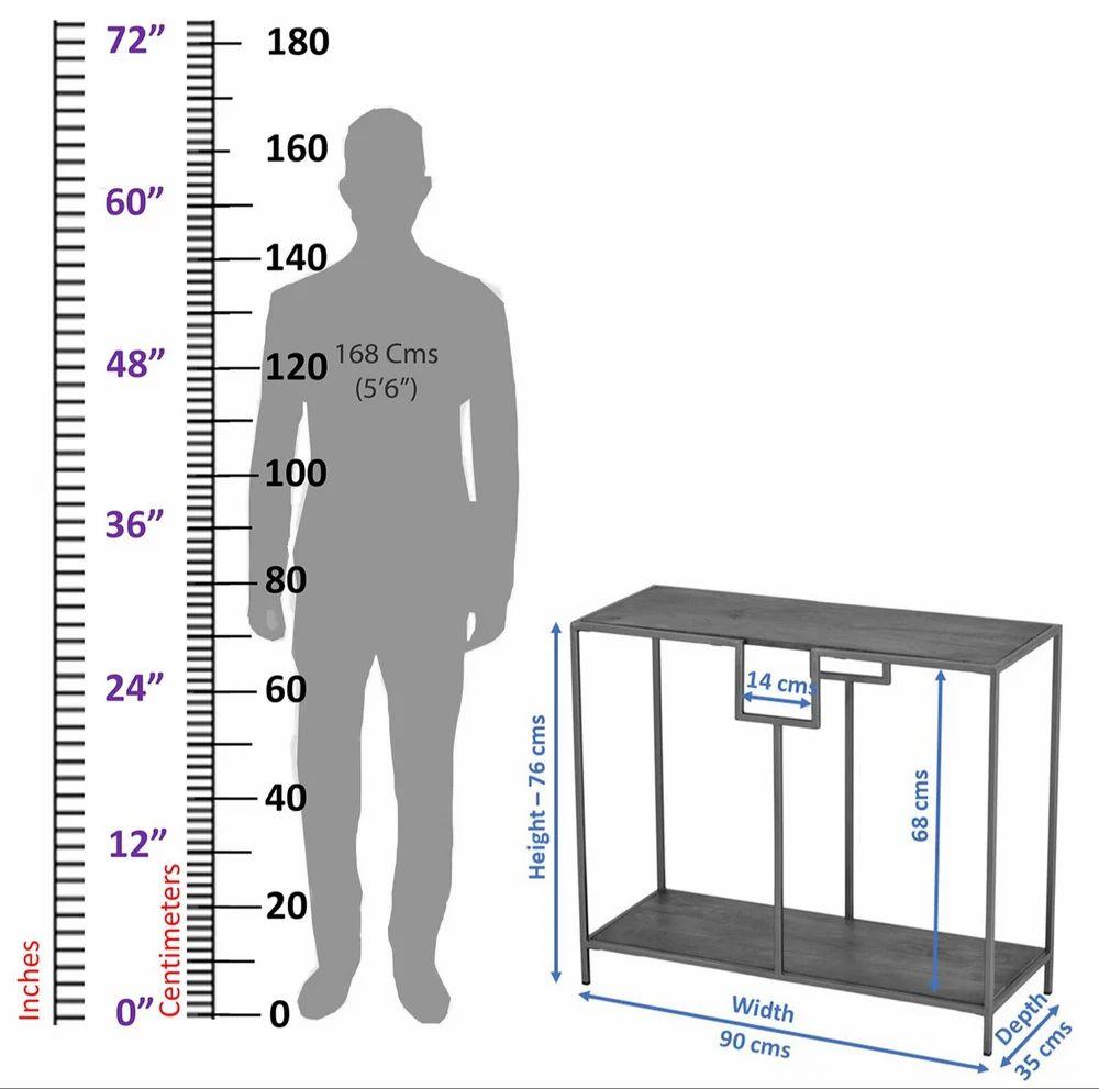 Console Table with White and Gold Metal Design - Decor Mantra 