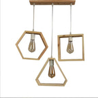 Geometrical Shape Design Hanging Light Modern Look Ceiling Lamp For Home Decoration, Living Room - Decor Mantra 