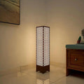 Honey Comb Design Wooden Floor Lamp For Living Room, Bedroom - Decor Mantra 