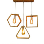 Geometrical Shape Design Hanging Light Modern Look Ceiling Lamp For Home Decoration, Living Room - Decor Mantra 