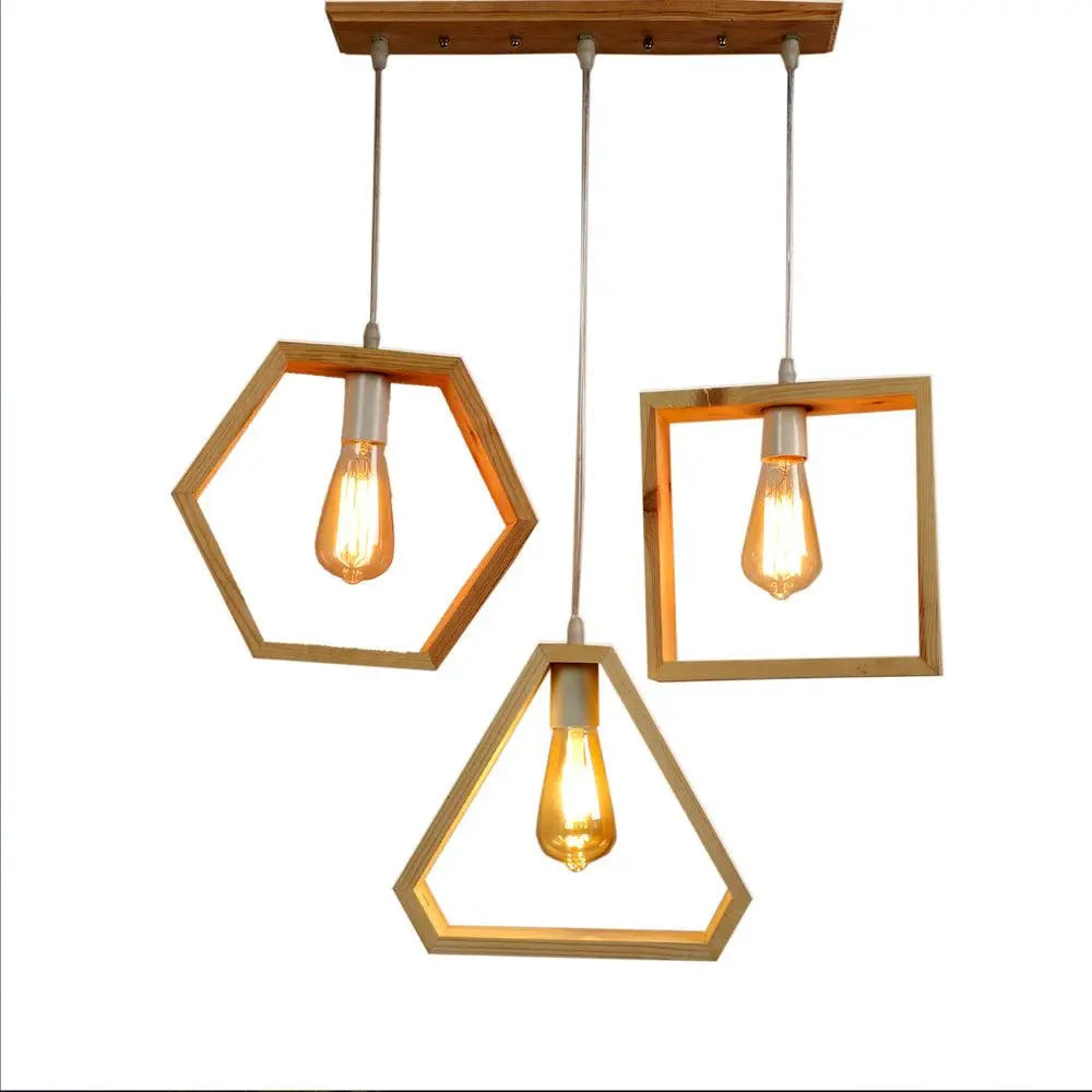 Geometrical Shape Design Hanging Light Modern Look Ceiling Lamp For Home Decoration, Living Room - Decor Mantra 