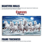 Seven Running Horses Wall Painting in Water - Decor Mantra 