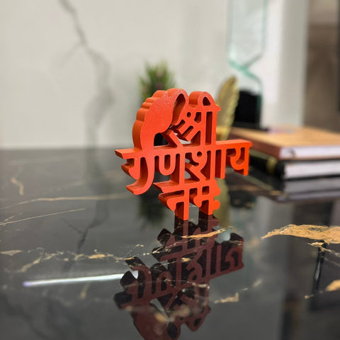 Shree Ganeshay Namah Aesthetic Table Decor