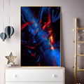 Abstract Pattern Floating Canvas Wall Painting - Decor Mantra 