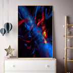 Abstract Pattern Floating Canvas Wall Painting - Decor Mantra 