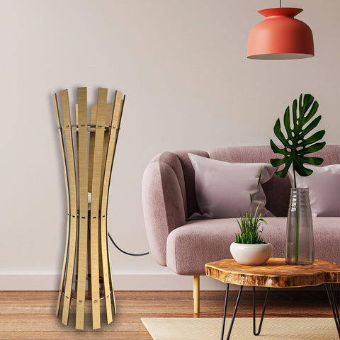 Attractive Design Floor Lamp with Unique Pattern For Living Room, Bedroom - Decor Mantra 