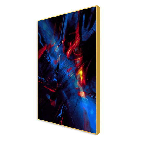 Abstract Pattern Floating Canvas Wall Painting - Decor Mantra 