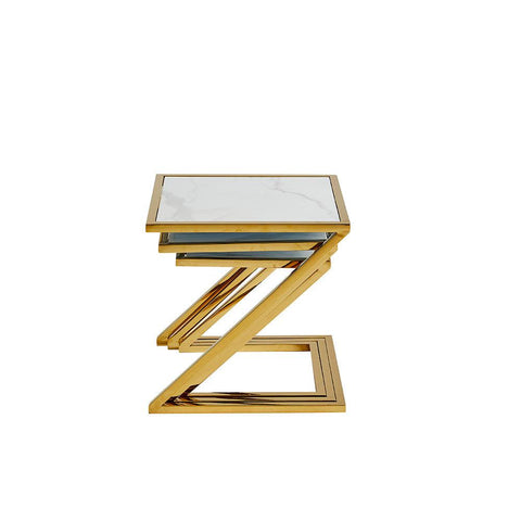 Modern Z Nesting Tables - Set of 3 - Decor Mantra 