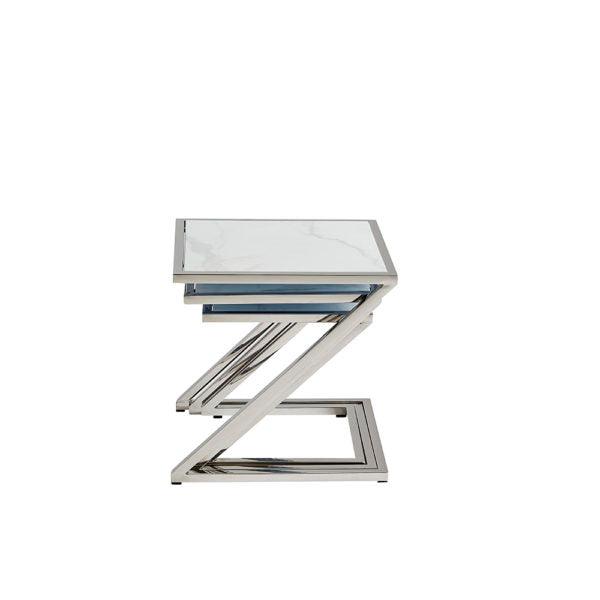 Modern Z Nesting Tables - Set of 3 - Decor Mantra 