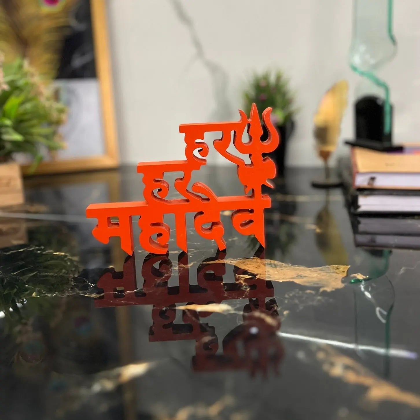 Har Har Mahadev Table Decor - Harshita Craft