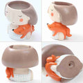  Girl Head Cartoon Flower Pot