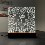 Love Couple acrylic 3D lamp Acrylic Night Lamp For Home/Bedroom/Gift - Harshita Craft