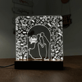 Love Couple Acrylic Night Lamp For Home/Bedroom/Gift - Harshita Craft