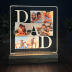 Fathers Day Gifts, Personalised Gift for Dad from Son, Custom Portrait, First Father's Day Unique Gift Acrylic Plaque - Harshita Craft