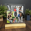 Custom Photo Acrylic Plaque for Mom, Custom Acrylic Plaque for Mom, Photo Keepsake Gift Mom, Custom Mom Birthday Gift from Daughter - Harshita Craft