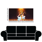 Goddess Sarasvati Modern Canvas Wall Painting