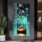 Elegant Petal Premium Acrylic Vertical Wall Art