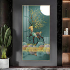 Colorful Deer Premium Acrylic Vertical Wall Art