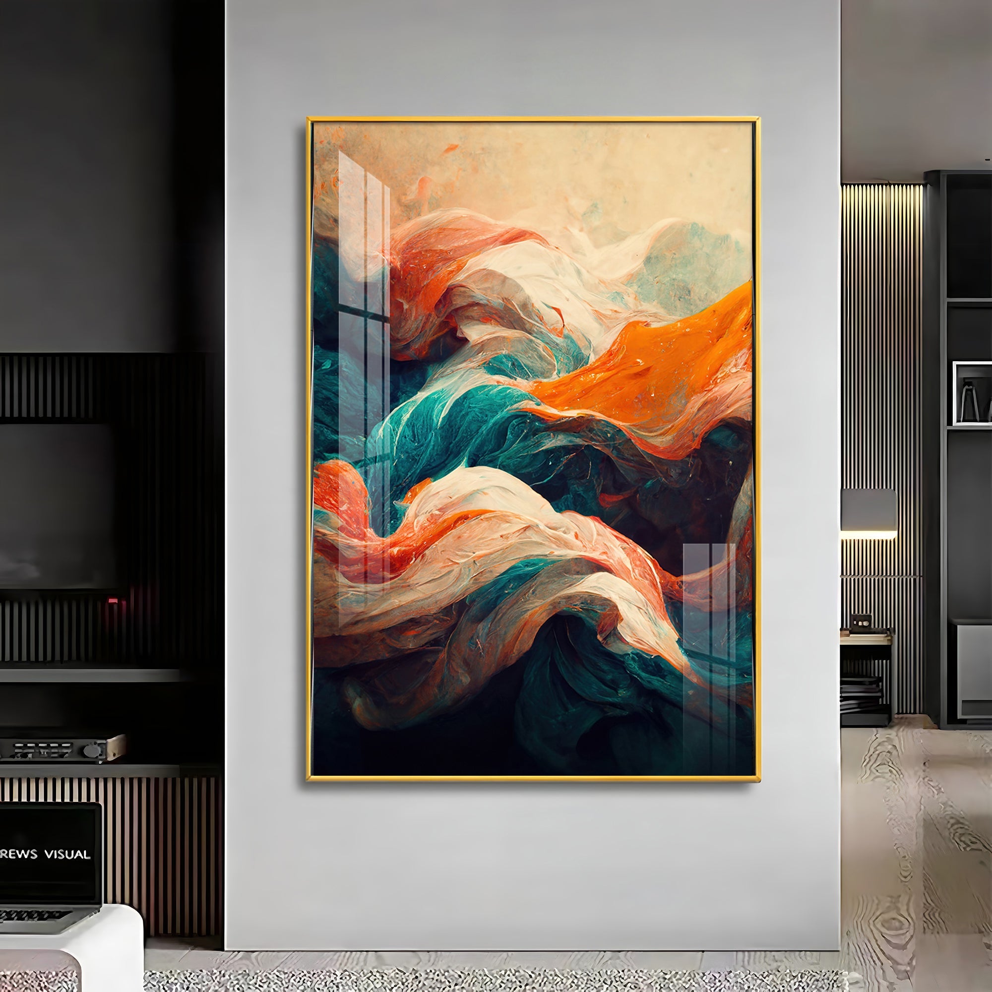 Colorwave Bliss Premium Acrylic Vertical Wall Art