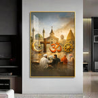 Religion Symbols Premium Acrylic Vertical Wall Art