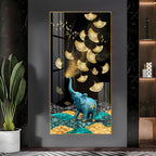 Enchanted Elephant Dreams Premium Acrylic Vertical Wall Art