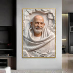 Neem Karoli Baba Ji Premium Acrylic Vertical Wall Art