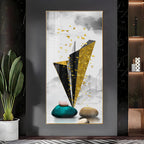 Geometric Minimalist Premium Acrylic Vertical Wall Art