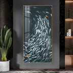 Fish Aquatic Harmony Premium Acrylic Vertical Wall Art