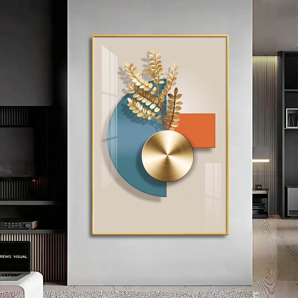 Blue Sphere Sentinel Premium Acrylic Vertical Wall Art
