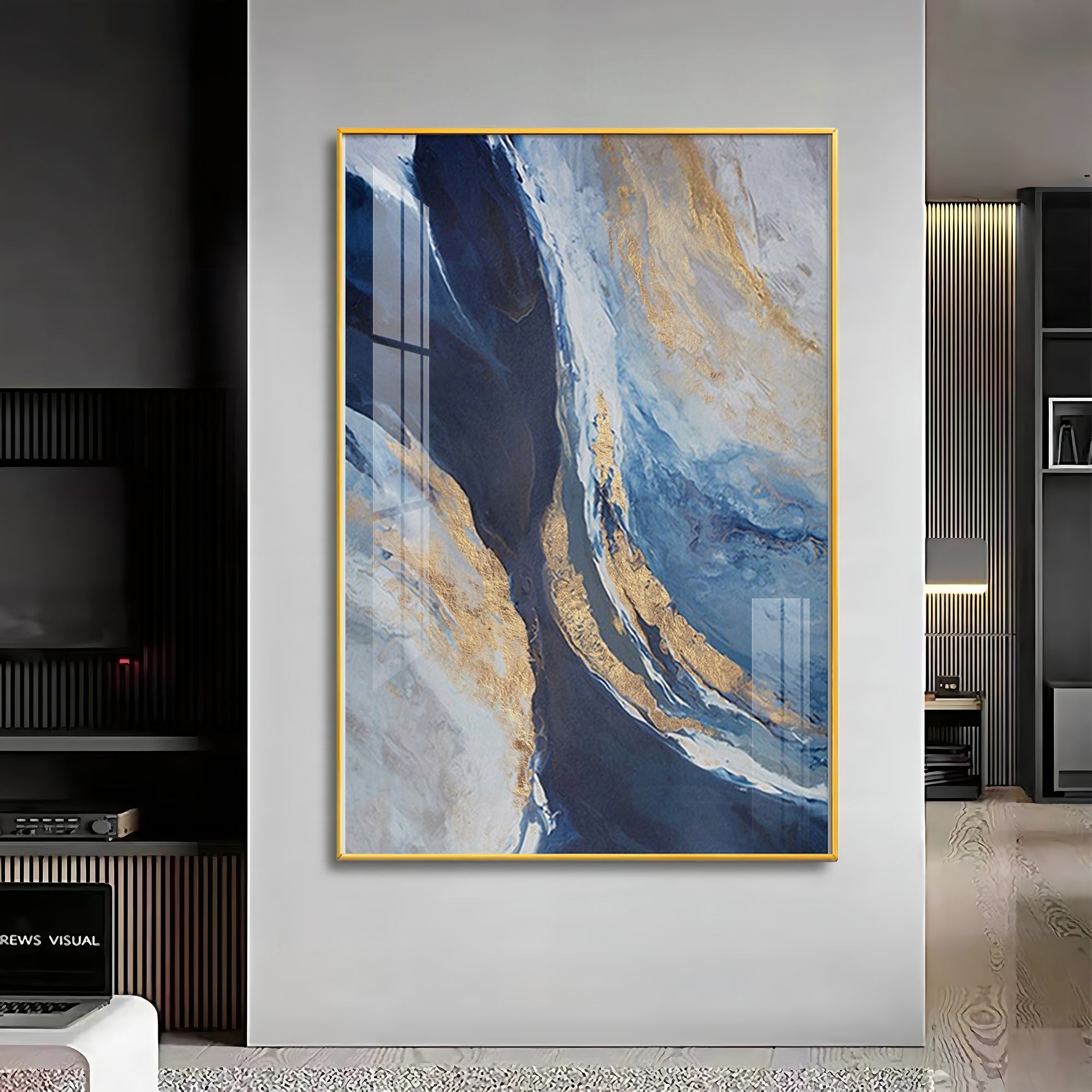 Ocean Magic Abstract Premium Acrylic Vertical Wall Art