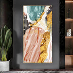 Abstract Aura Premium Acrylic Vertical Wall Art