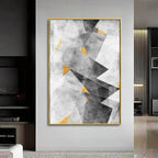 Triangular Opulence Premium Acrylic Vertical Wall Art