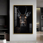 Sambar Deer Premium Acrylic Vertical Wall Art