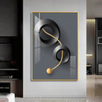 Aerial Rings Premium Acrylic Vertical Wall Art