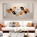 Pair Of White Swan Glass Finish Horizontal Wall Art