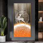 Deer Pure Elegance Premium Acrylic Vertical Wall Art