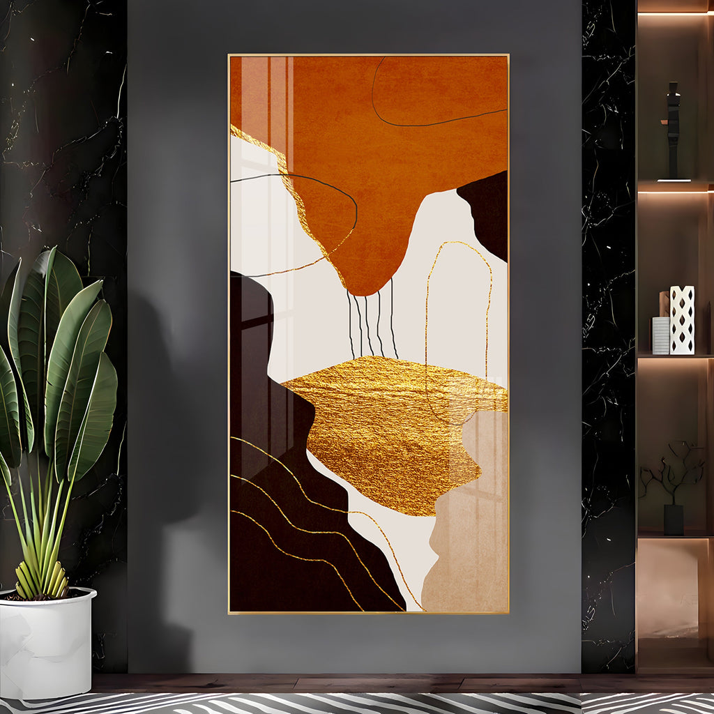 Eternal Waves Modern Abstract Premium Acrylic Vertical Wall Art
