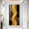 Energetic Etheric Waves Premium Acrylic Vertical Wall Art