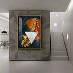 Radiant Shapes Premium Acrylic Vertical Wall Art