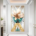 Abstract Flower Premium Acrylic Vertical Wall Art