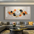 Pair Of White Swan Glass Finish Horizontal Wall Art