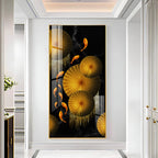 Goldfish Elegance Premium Acrylic Vertical Wall Art