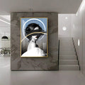 Classic Charm Of Modern Girl Premium Acrylic Vertical Wall Art