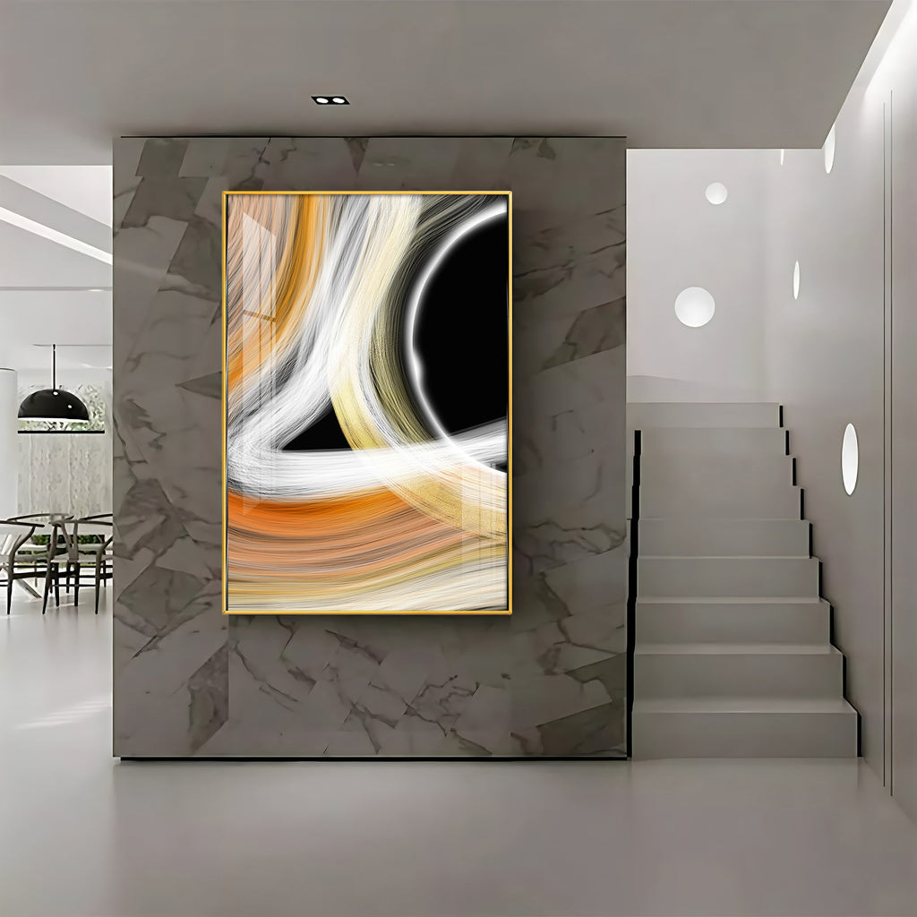 Vibrant Harmony Premium Acrylic Vertical Wall Art