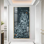 Fish Aquatic Harmony Premium Acrylic Vertical Wall Art