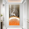 Deer Pure Elegance Premium Acrylic Vertical Wall Art
