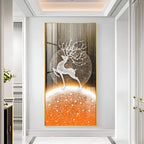 Deer Pure Elegance Premium Acrylic Vertical Wall Art